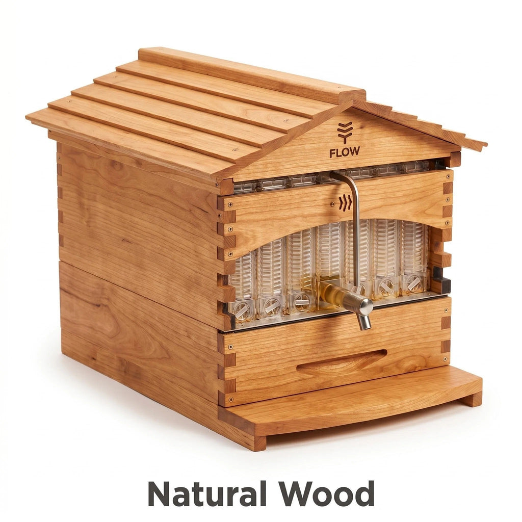 Beehive with Auto-Flow Technology, Effortless Honey Harvesting Beekeeping Kit